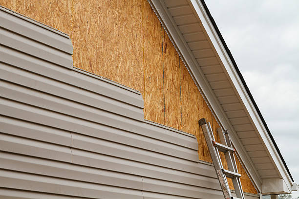 Professional Siding Repair technician working in Sandston, VA